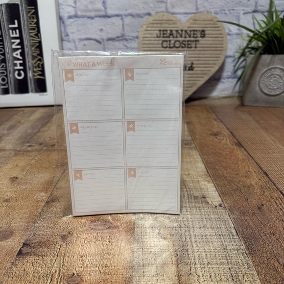 Erin Condren Accessories - Erin Condren Oh! What A Week Planning Notepad New 
New unopened 
6'' x 8.5"